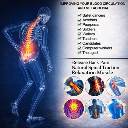 Multi-Level Adjustable Spine Deck Back Stretcher – Lumbar Support & Natural Pain Relief Device