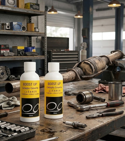 Boost Up Catalytic Converter Cleaner – Engine & Fuel System Cleaner for Better Mileage and Performance (100 ml) (Pack of 2)